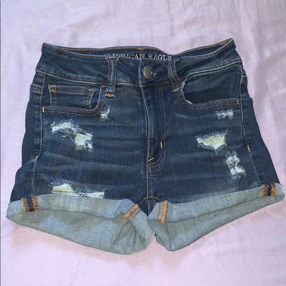 High waisted shorts